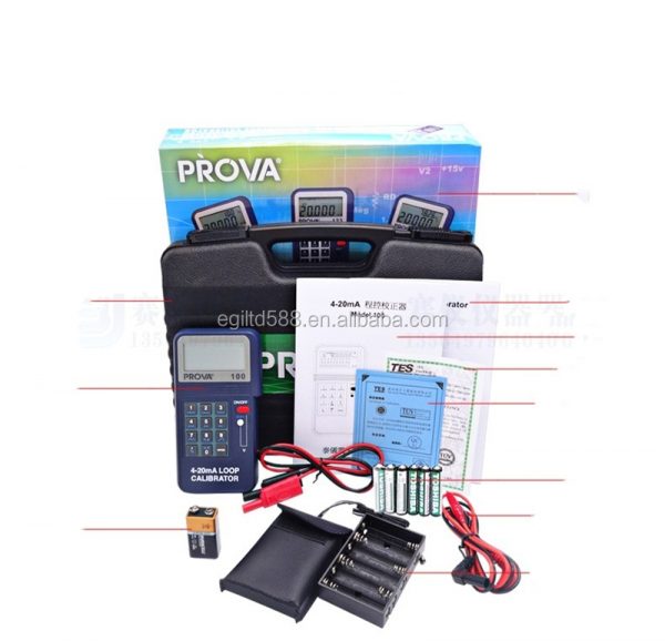 PROVA100 Calibrator Monitor Meter Process Loop Calibrator 4-20m PROVA-100 - Image 5