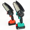 550W Mini Electric Chain Saw One-Hand Woodworking Lithium Battery Pruning Chainsaw Wood Cutter Cordless Garden Rechargeable Tool