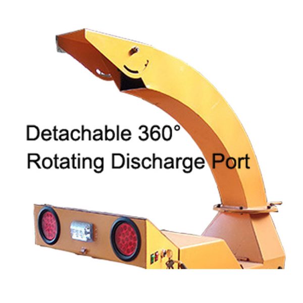 mobile diesel  engine tree branch shredding crusher machine - Image 3