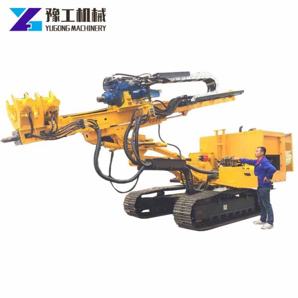 Crawler Mining Hydraulic DTH Rock Blasting Drilling Rig Machine for Open Pit Mining and Quarry