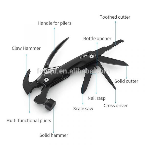 Dropshipping Portable Small Multifunctional Survival Tools Hammer - Image 2