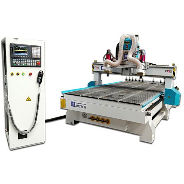 1325 Cnc ATC Router Wood Cutting Machine with Two WATER COOLING Spindles - Image 6