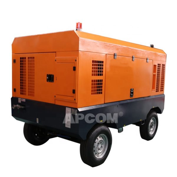 300fm 300 cfm air compressor 8bar 10bar 14bar Portable Screw Air Compressor Diesel engine air compressor for Drilling rig - Image 3