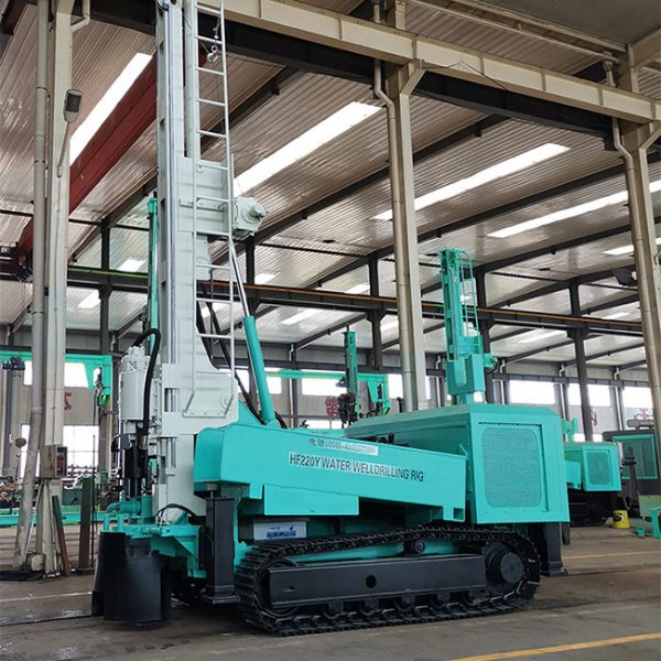 Multifunctional HF220Y Crawler Type 220m water well drilling rigs deep bore well drilling machine price