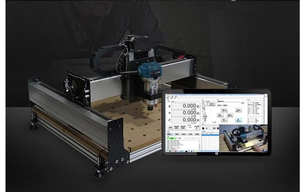 Laser engraving cnc  machine 40*40cm working area with 700w spindle powerful for MDF - Image 3
