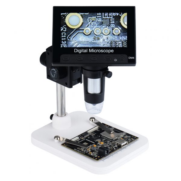1000x USB Digital Electronic Microscope 4.3"LCD Display VGA Biological Microscope 8 LED for Cell Phone Repair - Image 3