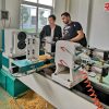 Industrial cnc wood mini turning lathe 1500mm length x160mm diameter