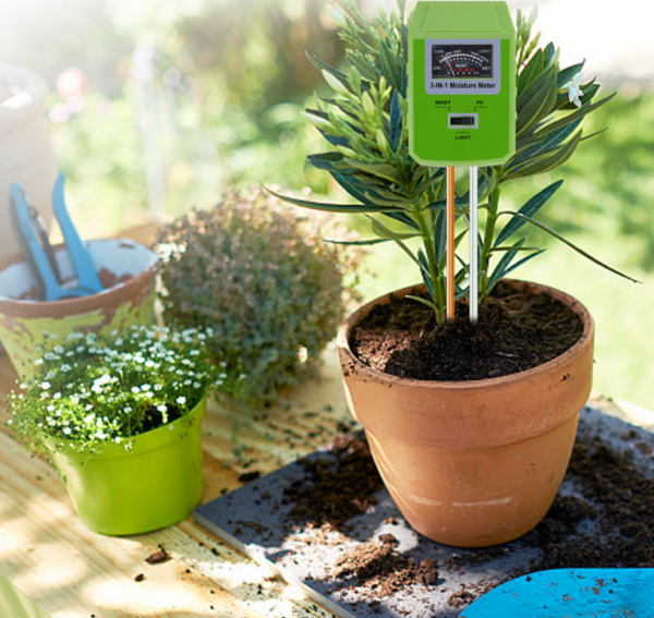 RD-SPML-01-3 In1Digital  handheld Instant reading with screen display Soil Moisture PH light sensor for Gardening plants law - Image 2