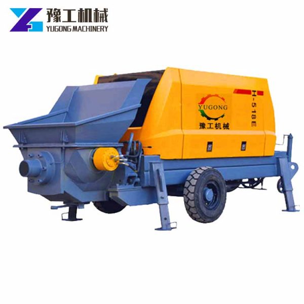 Small Construction Mini Used Hydraulic Concrete Pump - Image 4