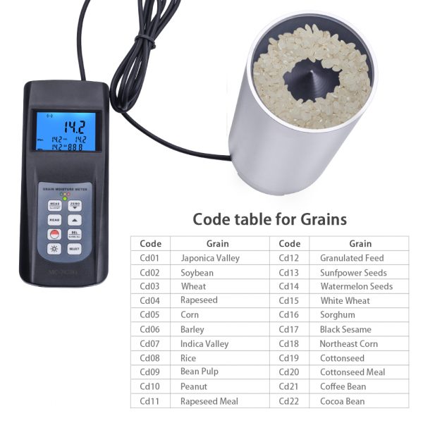 Digital Grain Moisture Meter For in the process of Allotment Acquisition Machining of Packed Grain Humidity Tester coffee bean - Image 2
