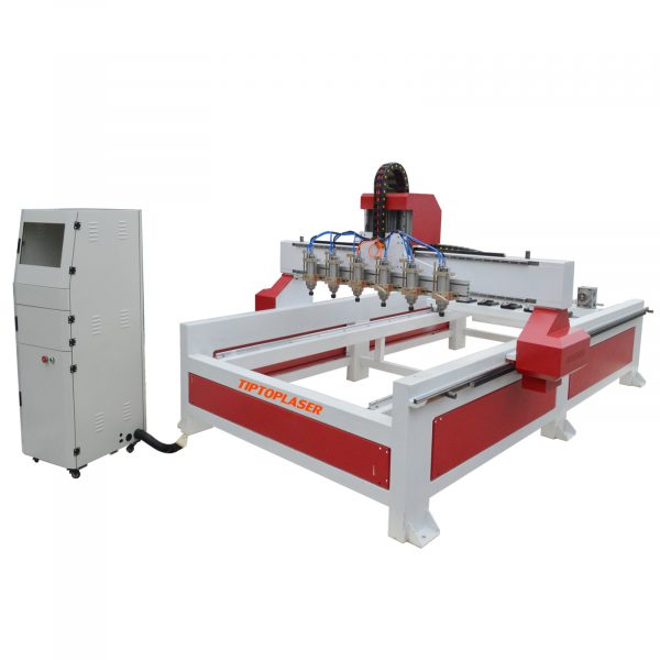 New product carpentry machine Wood Multi Spindle CNC Router 6 heads cnc router