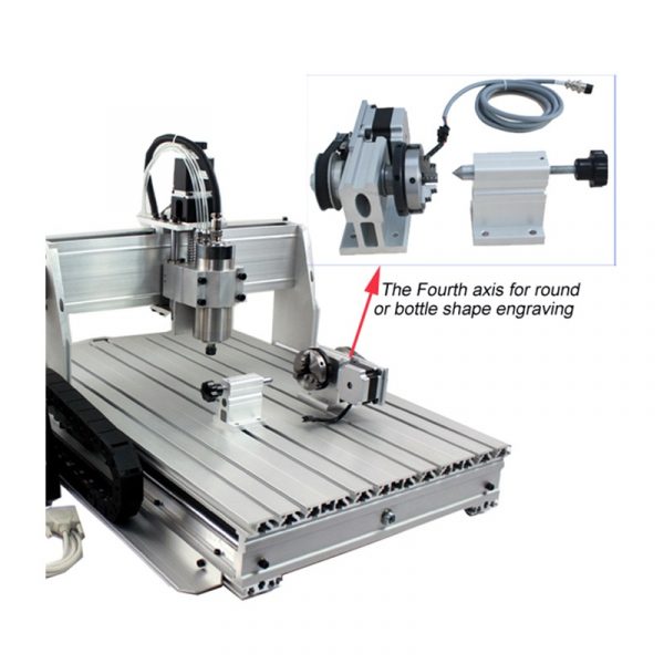 CNC Router USB 6040 engraving machine 2200W for woodworking with ball screw MACH 3 Controller For USB 6040 4 axis - Image 3