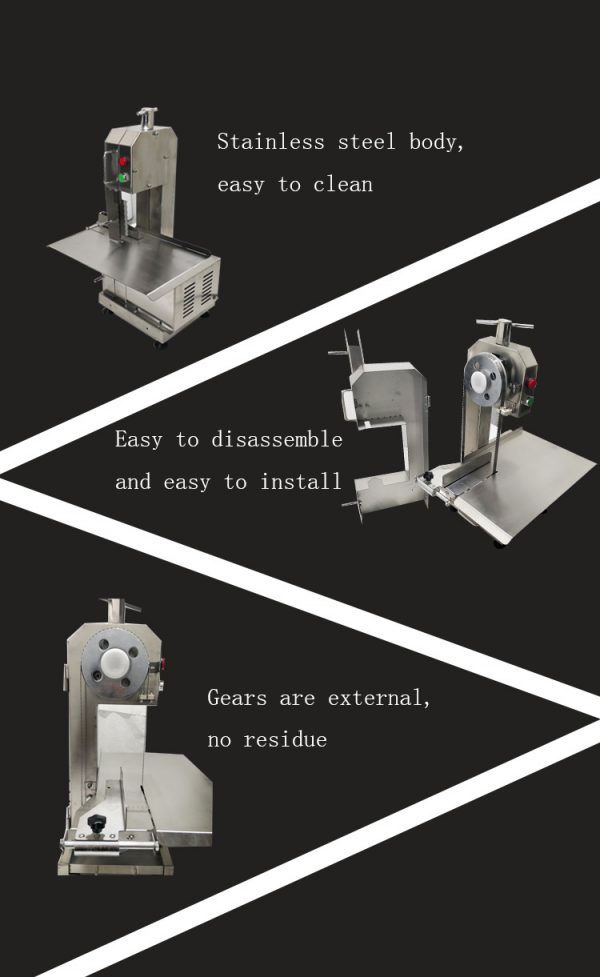 Commercial Electric Stainless Steel Meat Bone Band Saw Bone cutting Machine - Image 2
