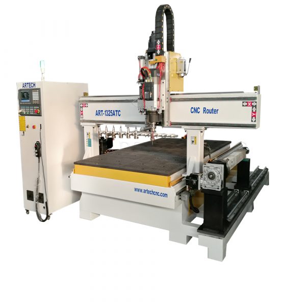 3D CNC 1325 Router Cylinder Boring And Milling Machine With Rotary with rotary for furniture making made in china - Image 6