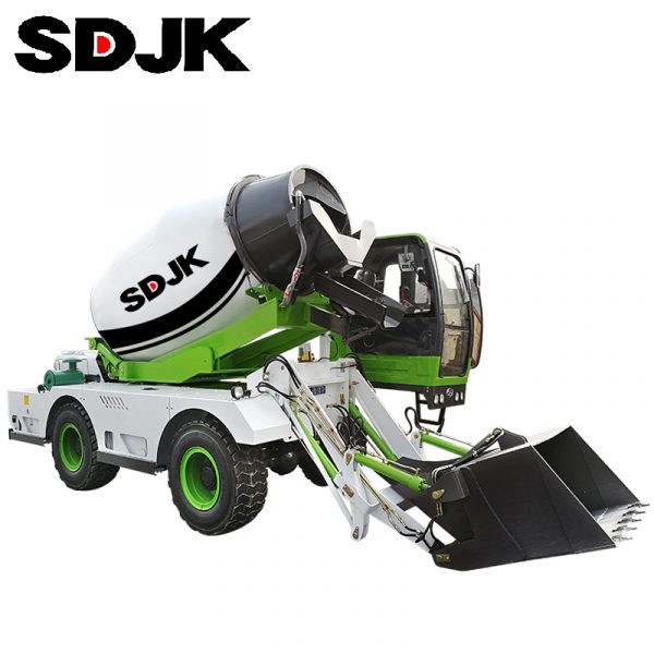 Hydraulic Mini 4m3 Self Propelled Concrete Mixer Loader For Sale - Image 2