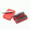 33pc Screwdriver Bit Nut Driver Set Magnetic Bit Holder Screwdriver Set Slotted Phillips Hex Torx Drill Bit Set