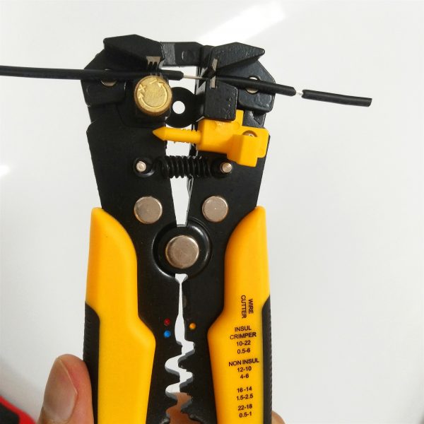 HS-D1 Multi Function Hand Crimping Tool Pliers 0.2-6.0mm2 Wire Stripper with Cutter with 280PCS Insulated Terminal Block Set - Image 5