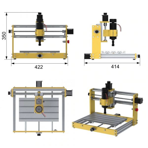 Automatic diy cnc carving machine desktop wood router/cutter/printer - Image 4