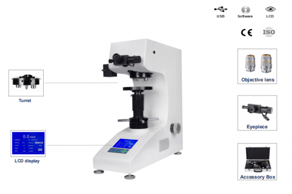 Hot deals vickers hardness tester tuch screen