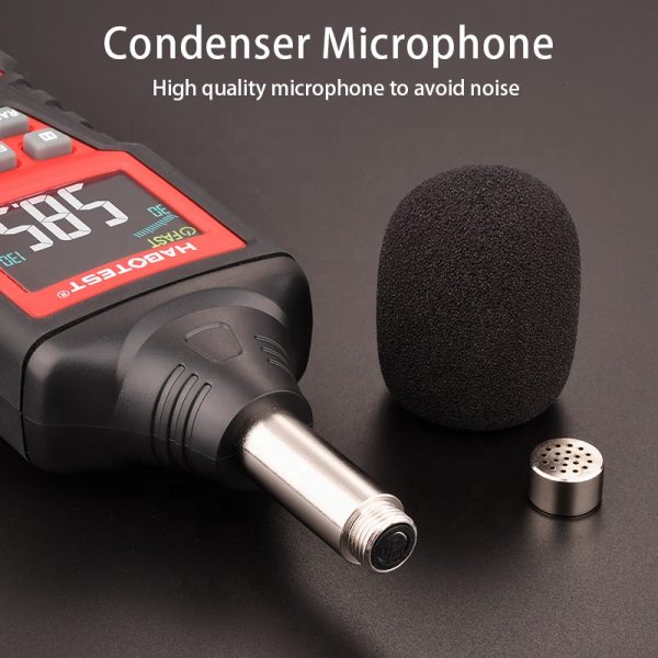 Digital Mini Audio Sound Level Meter Noise Tester 35-130dB In Decibels LCD Screen With Backlight Accuracy Up To 1.5dB Habotest - Image 2