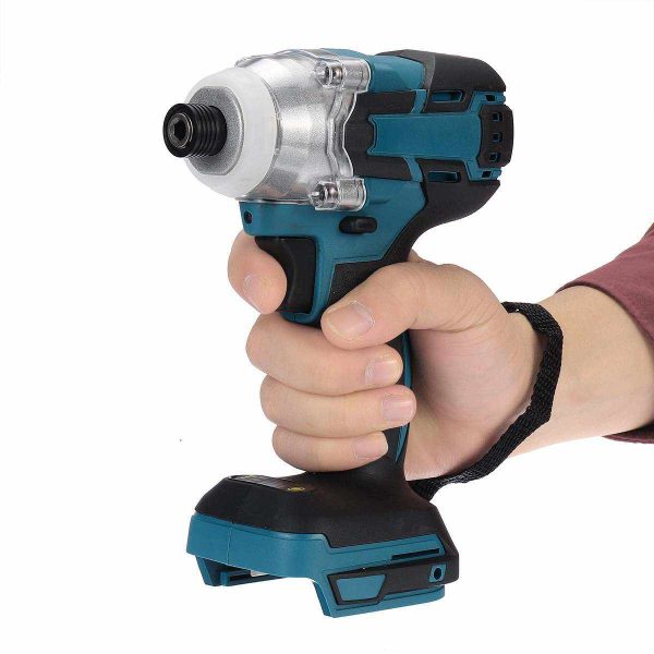 18V Impact  Cordless Electric Screwdriver Speed Brushless Impact Wrench Rechargable Drill Driver+ LED Light For Makit Battery - Image 4