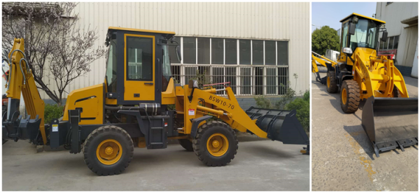 cheapest chinese factory backhoe loader/good quality mini tractors with front end loader - Image 4