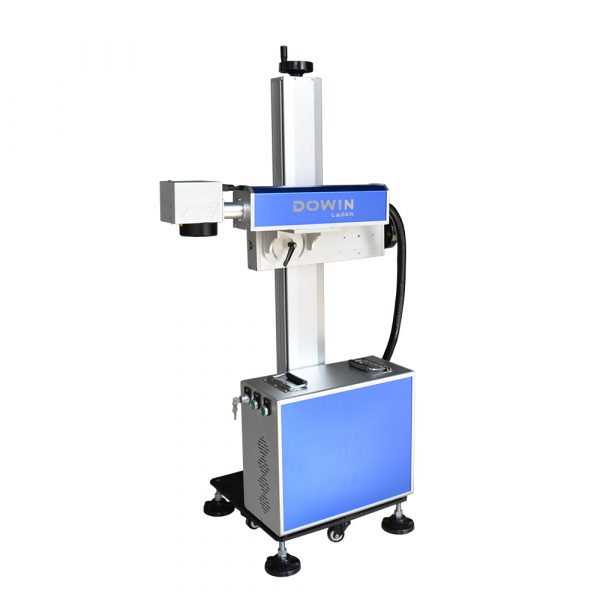 Pneumatic flying metal laser engraving aluminum marking machine fiber laser marking system with conveyor price - Image 5