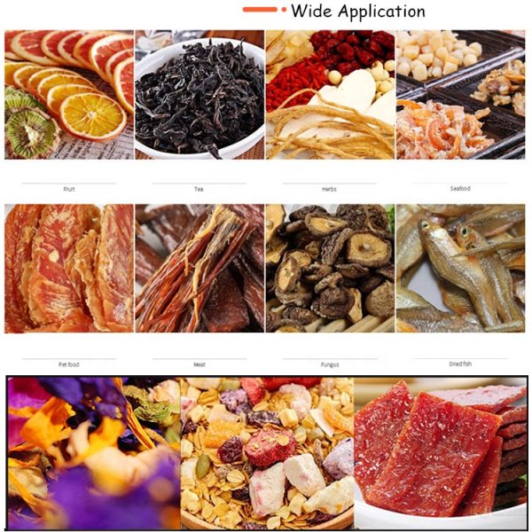 Fruit Vegetable Dehydrator Hot Air Circle Drying Oven Meat Dryer Machine - Image 5