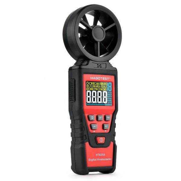Handheld Anemometer Portable Wind Speed Meter CFM Meter Wind Gauge with LCD Backlight for Weather Data Collection Outdoor Events - Image 6