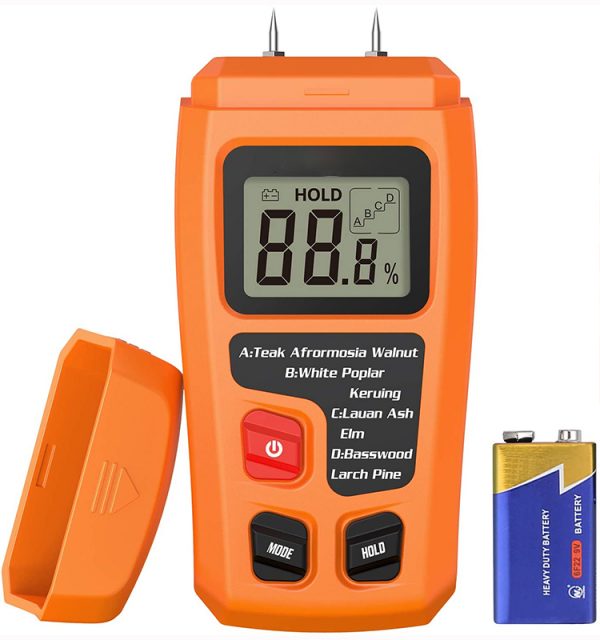 Durable Large HD LCD with Data Hold function Moisture Tester Detector Moisture Meter Testing  for Wood Firewood Logs Card - Image 6