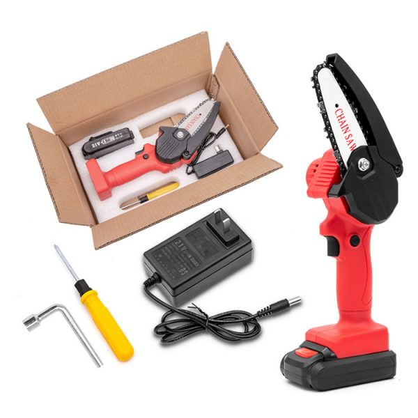 ODETOOLS 550W Cordless Chain Saws  Portable Lithium Chain Saw Mini Electric Start Chainsaw - Image 4
