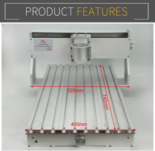 CNC 6040 milling machine frame with large engraving area for cnc 6040 machine with Nema23 stepper motors - Image 4