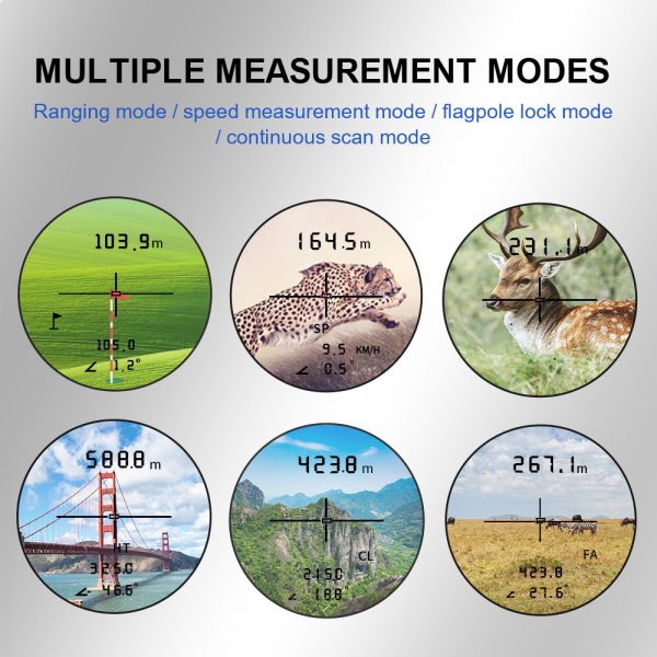 1500M NOHAWK Distance Meter Measure Laser Rangefinder Slope Golf Rangefinder - Image 2