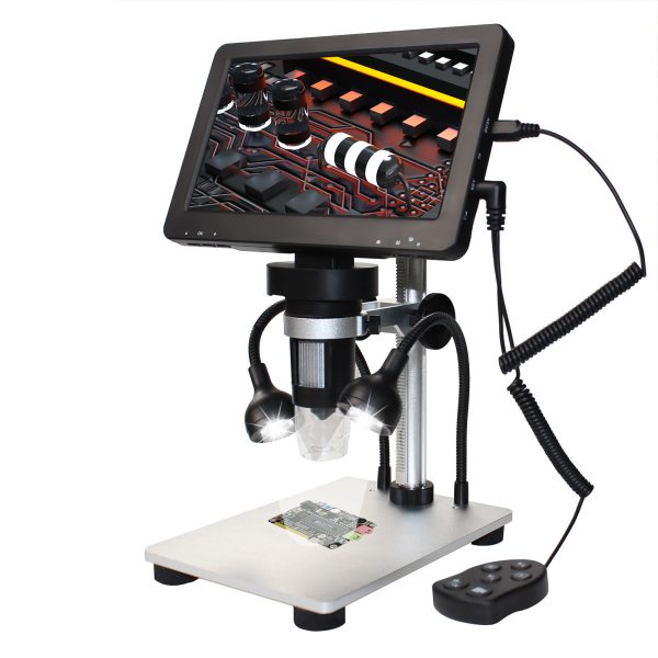 New 7-inch rotating large-screen high-definition electron microscope, digital magnifying glass, industrial maintenance tool with - Image 6