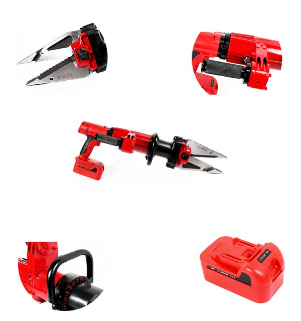 ODETOOLS Battery Powered Combination Operated Emergency hydraulic rescue firefighting Combi Tool Spreader Cutter