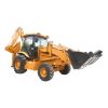 Mini articulated loader backhoe excavator machine