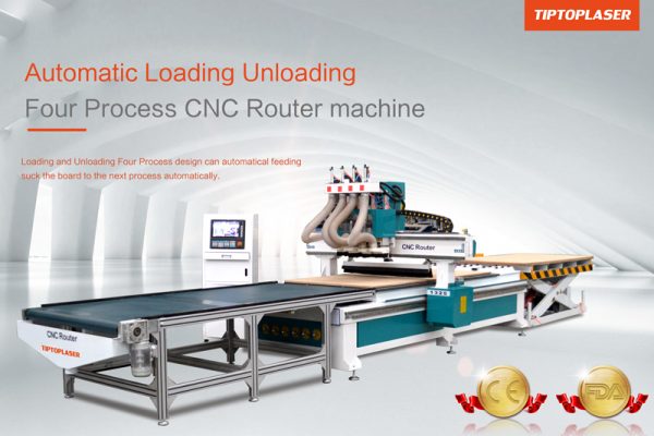 Independent control cabinet design automatic loading and unloading engraving machine cnc router engraving machine - Image 2