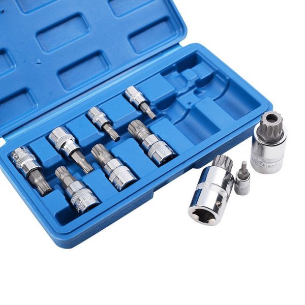 Winmax hand tools 10 pieces socket hexagonal screwdriver head hexagon socket set - Image 2