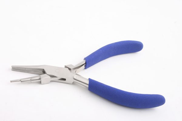 High End Stepped Round Chain Nose Wire Wrapping Pliers Jewelry Repairing Tool - Image 4