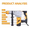 R-J01-28 Power Hammer Drill Electric Demolition Hammer
