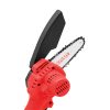 Mini rechargeable lithium chainsaw garden logging pruning 4-inch chainsaw
