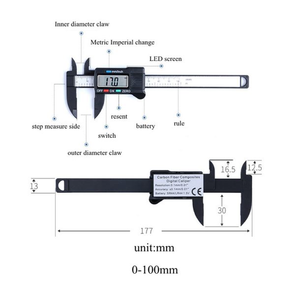 Wholesale Hot Sale High Quality Digital Big Caliper Made In China - Image 2