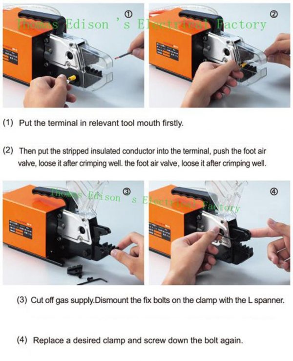 Pneumatic Air Powered Cable Crimping Tools - Image 2