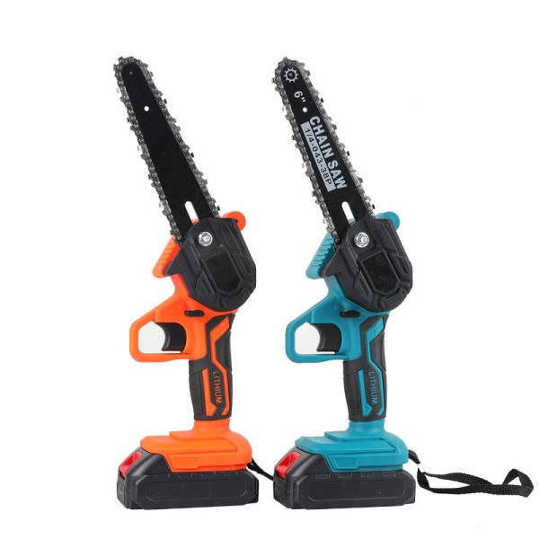 Portable 6inch cordless battery power tree wood cutter electric Chain Cuttging Pruning saw - Image 6