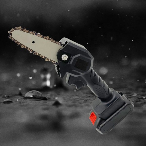High power 24V handed mini chainsaw lithium battery fast cutting speed woods fast charger saw blade - Image 3