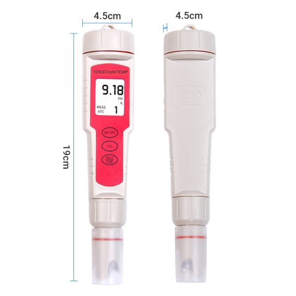 High Quality Portable Digital Hold TDS/PH/EC/TEMP Meter Pen Water TDS Tester Probe Price - Image 2