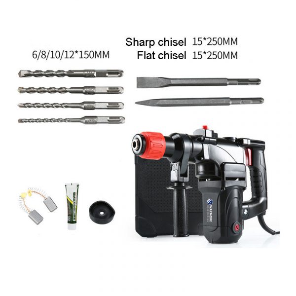 Heavy Duty 30mm Hex-Gun Power Hammer Drill Electric Jack Demolition Breaker - Image 6