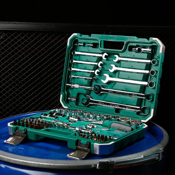 82pcs Kit Car Repair Sockets Set Hand Tool Sets Combination Socket Wrench Set With Plastic Toolbox - Image 6