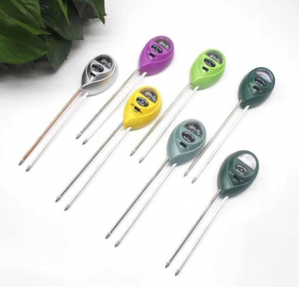 ⁦H958 3 in 1 1 Colour Opp Bag Multi Function Garden Detectors Light Moisture Meter Analysis Acidity PH Tester Soil Hygrometer⁩ - الصورة ⁦5⁩