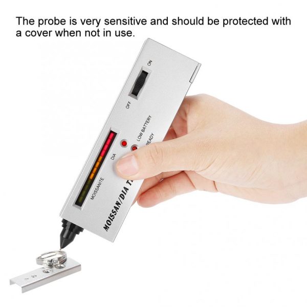 Professional LED Diamond Indicator Tester Pen Detector Gemstone Jewelry Selector Test Tool - Image 3